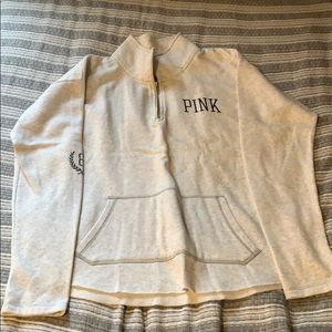 PINK by Victoria secret quarter zip sweatshirt